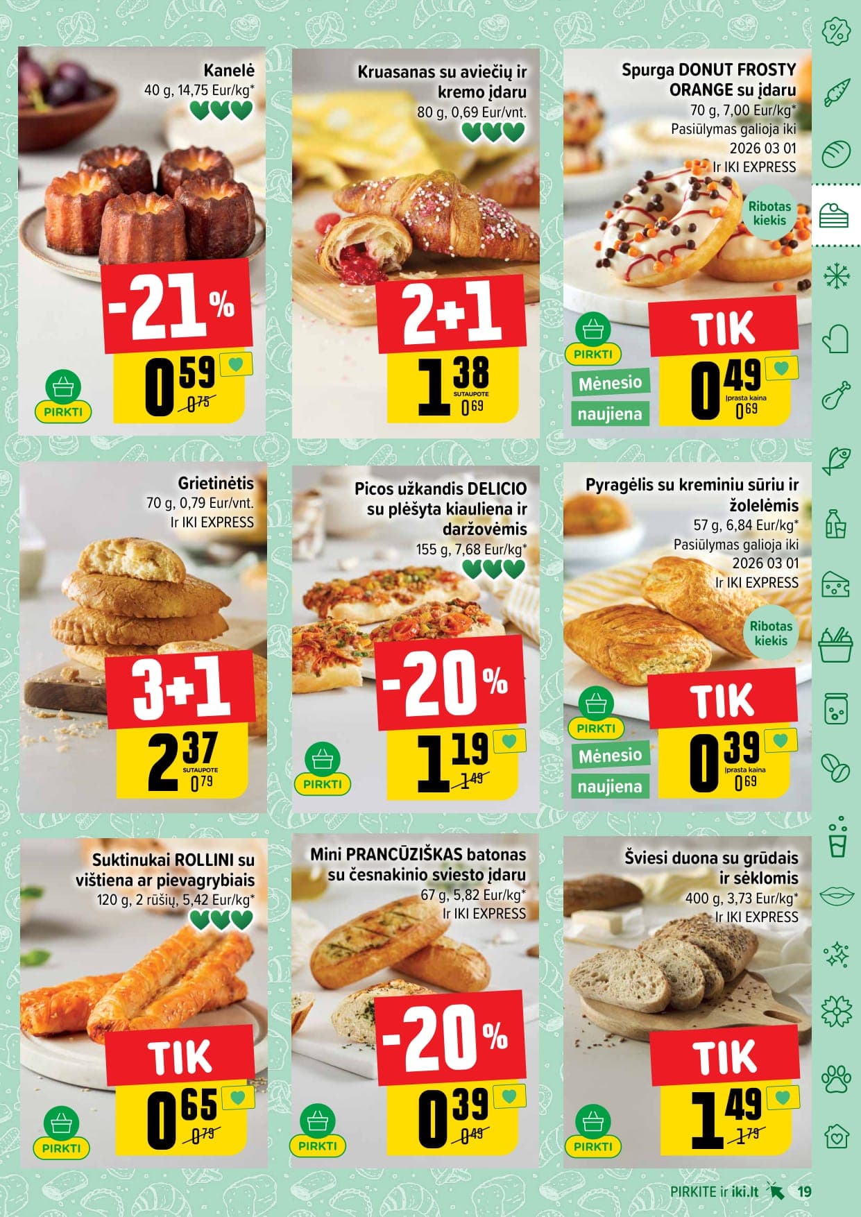 IKI akcijų ir nuolaidų leidinys Nr. 8 nuo 2026.02.16 iki 2026.02.22 - 19