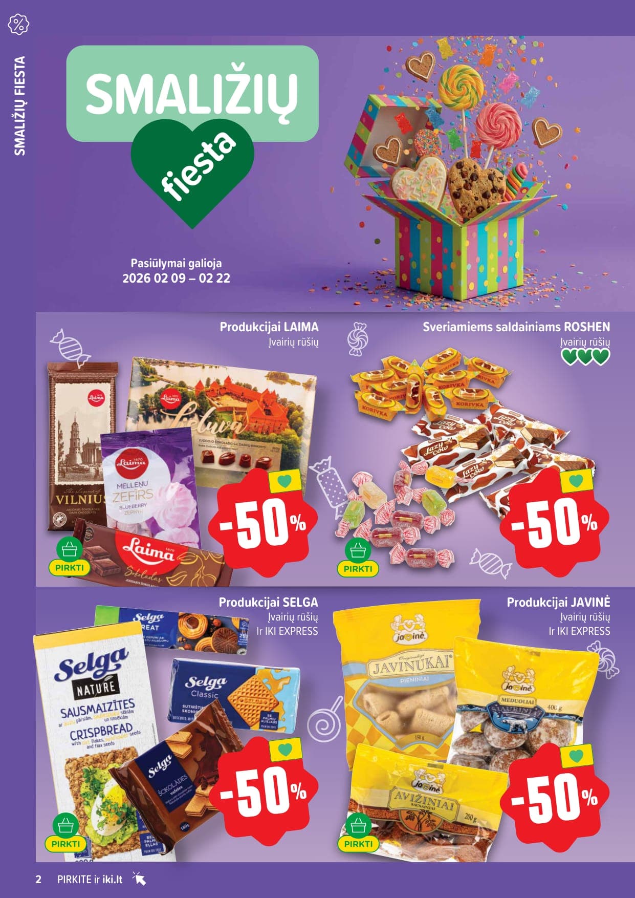 IKI akcijų ir nuolaidų leidinys Nr. 8 nuo 2026.02.16 iki 2026.02.22 - 2