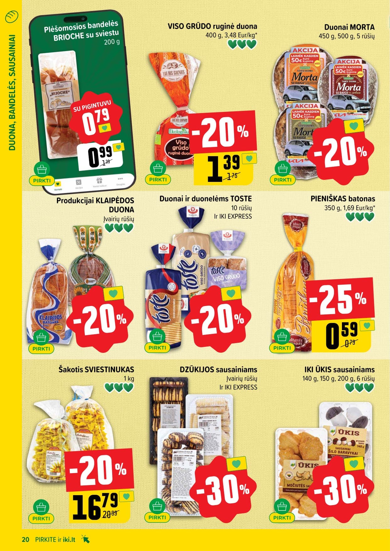 IKI akcijų ir nuolaidų leidinys Nr. 8 nuo 2026.02.16 iki 2026.02.22 - 20