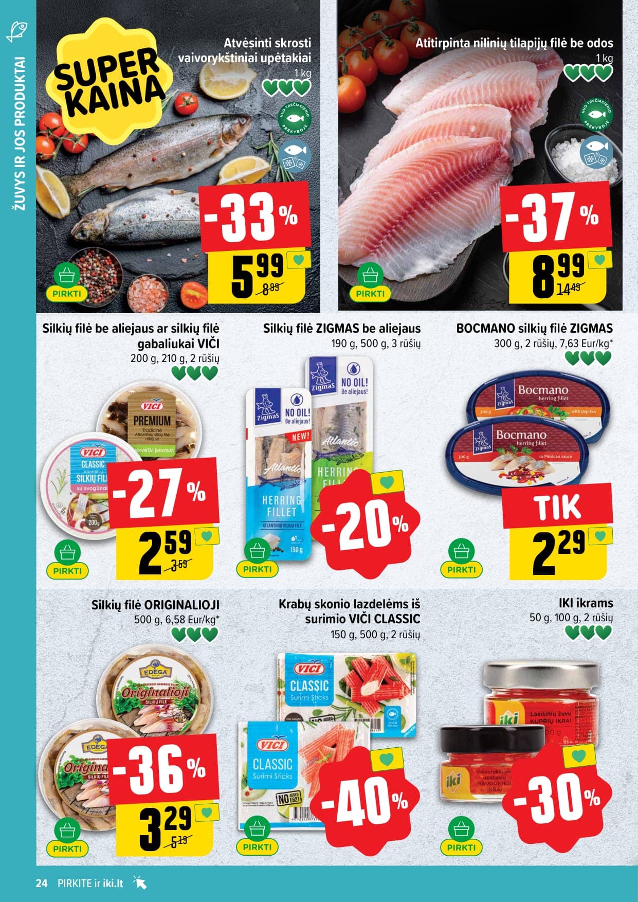 IKI akcijų ir nuolaidų leidinys Nr. 8 nuo 2026.02.16 iki 2026.02.22 - 24