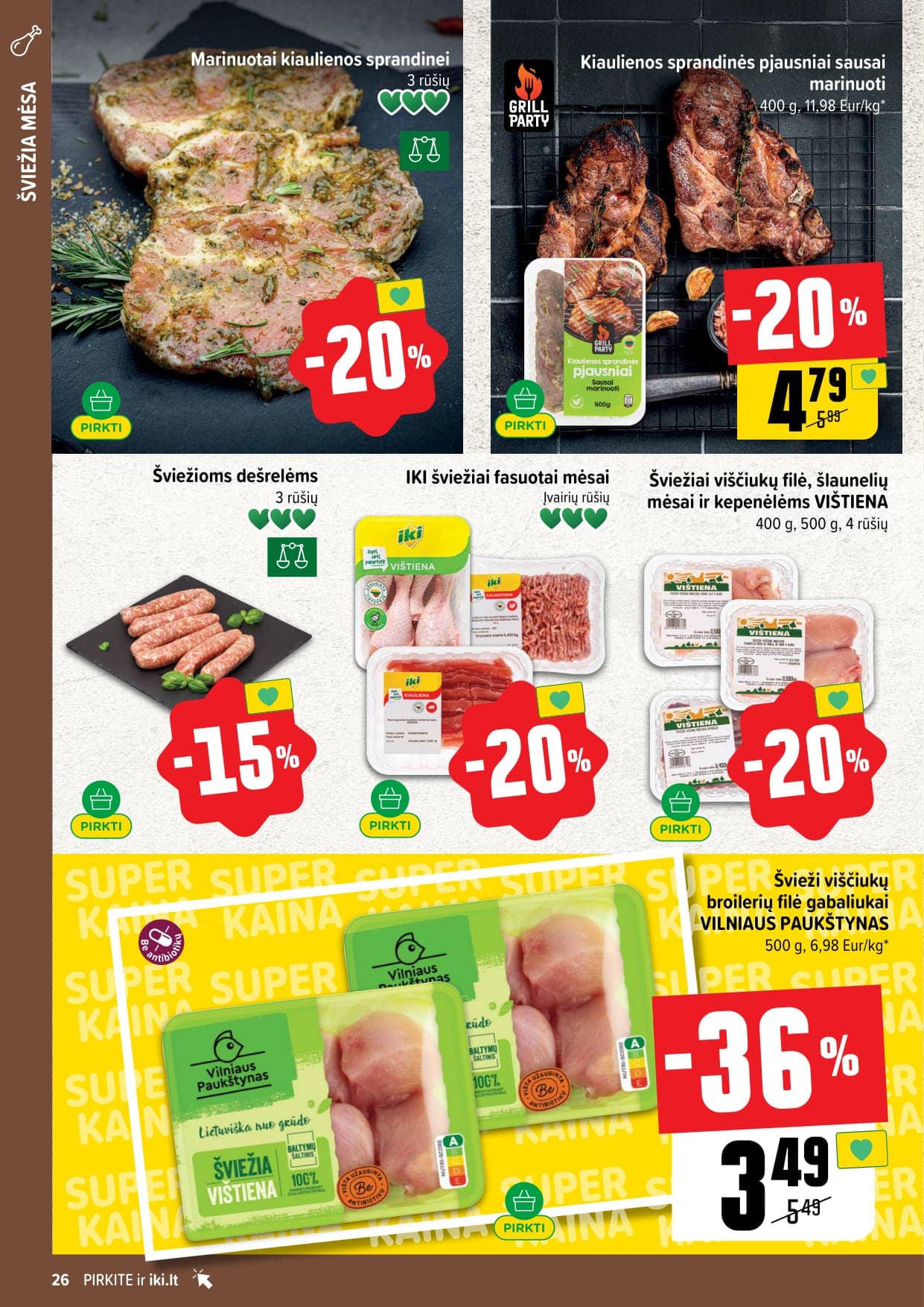 IKI akcijų ir nuolaidų leidinys Nr. 8 nuo 2026.02.16 iki 2026.02.22 - 26