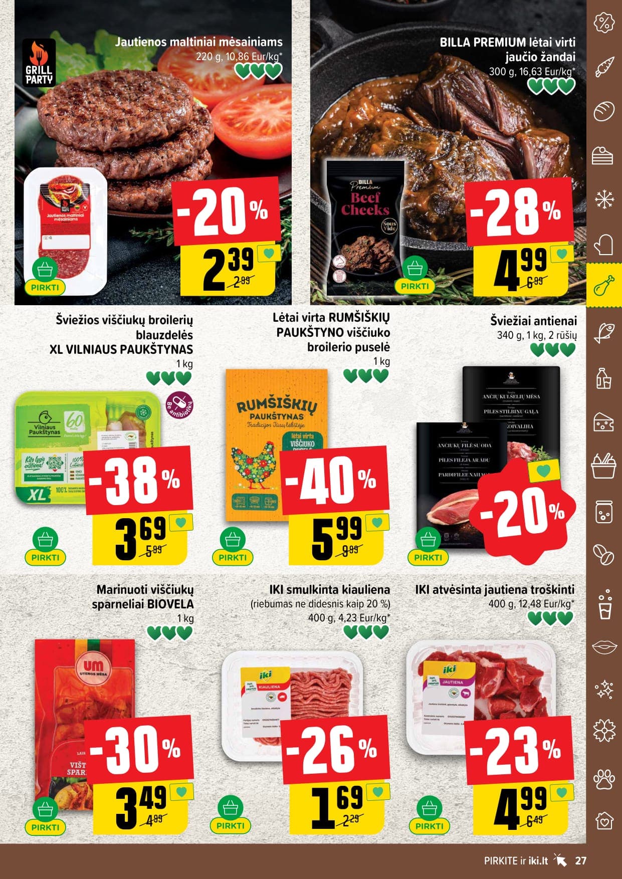 IKI akcijų ir nuolaidų leidinys Nr. 8 nuo 2026.02.16 iki 2026.02.22 - 27