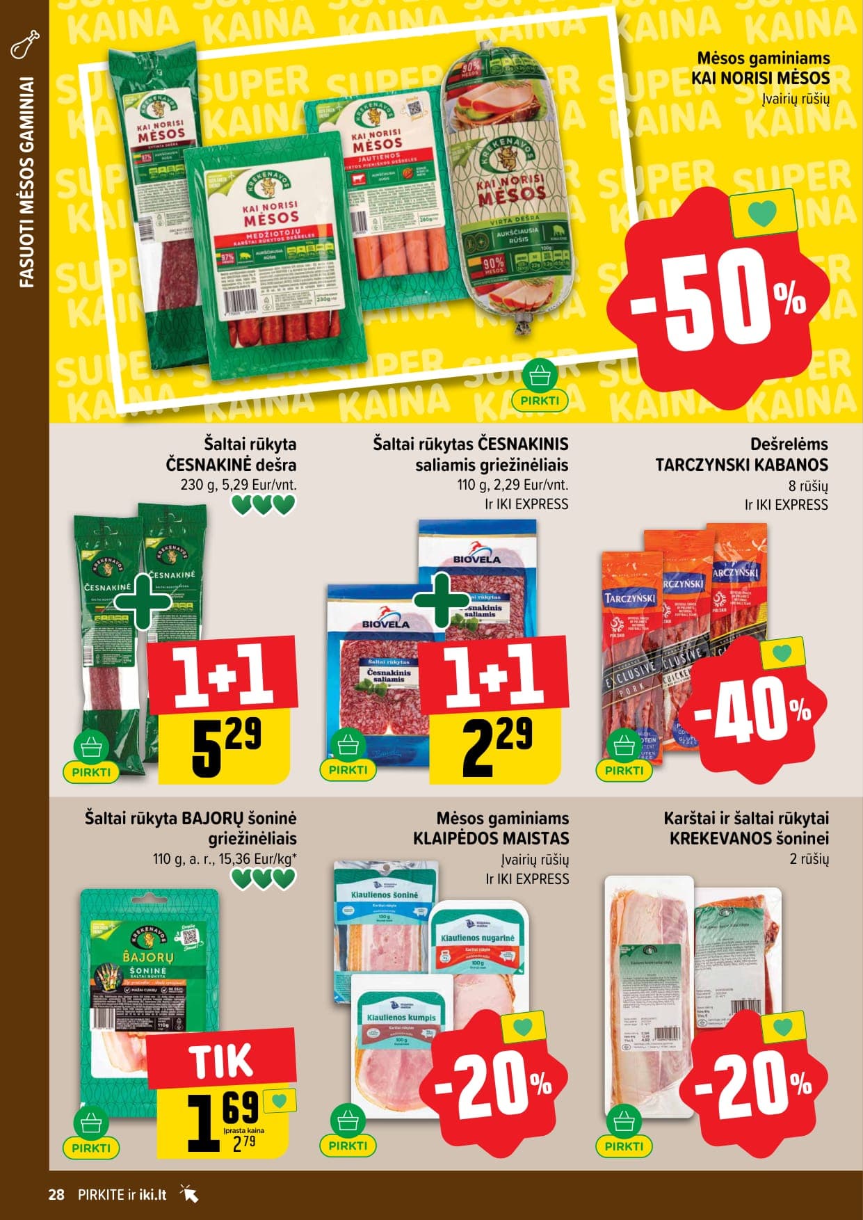 IKI akcijų ir nuolaidų leidinys Nr. 8 nuo 2026.02.16 iki 2026.02.22 - 28