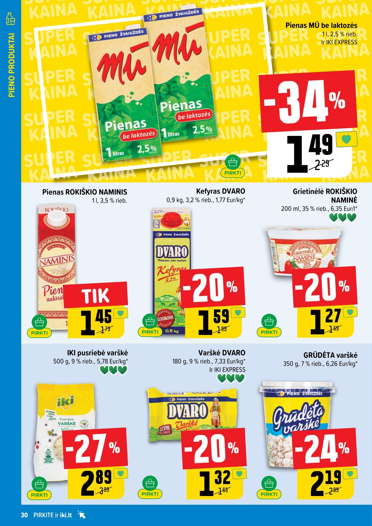 IKI akcijų ir nuolaidų leidinys Nr. 8 nuo 2026.02.16 iki 2026.02.22 - 30