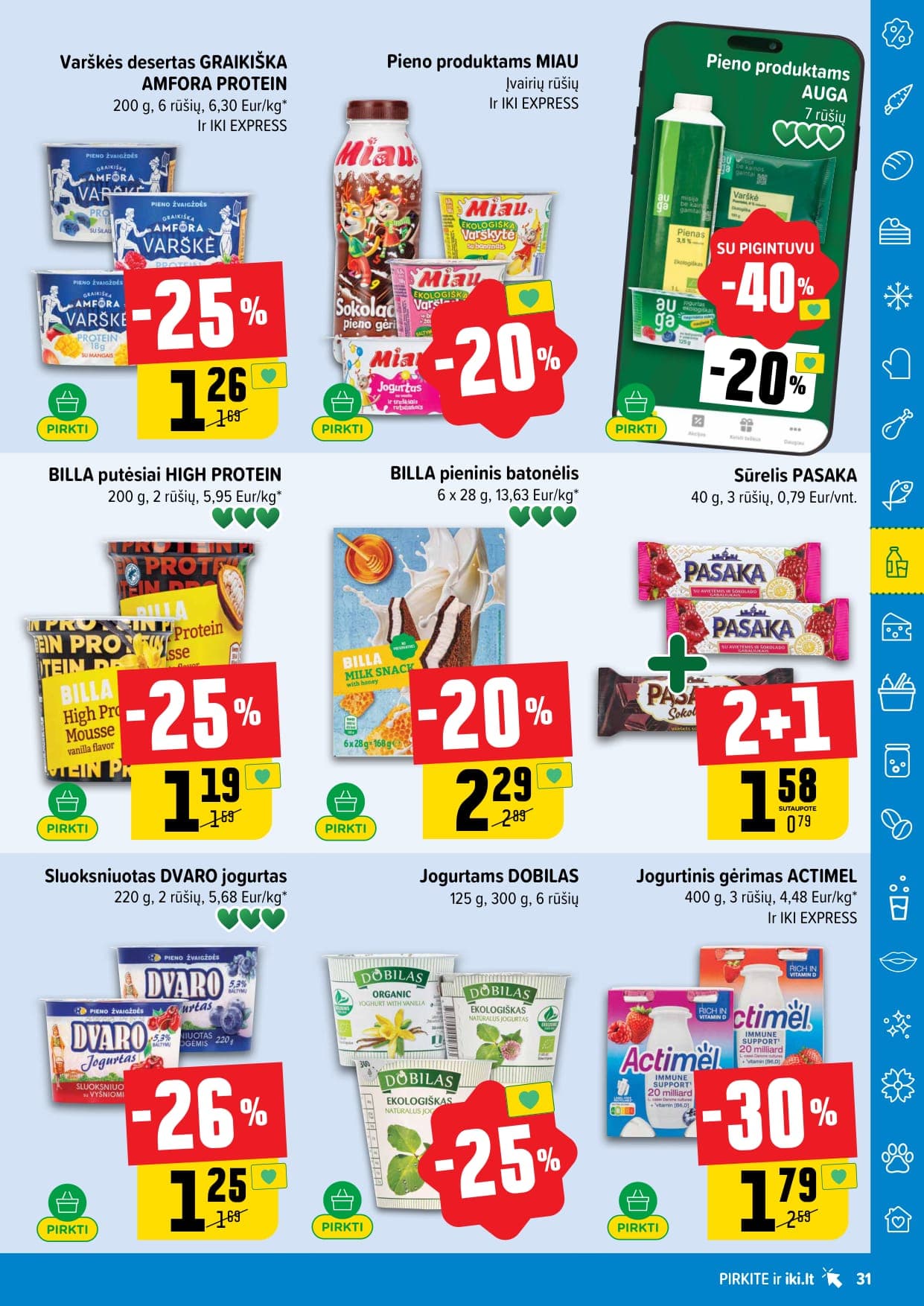 IKI akcijų ir nuolaidų leidinys Nr. 8 nuo 2026.02.16 iki 2026.02.22 - 31
