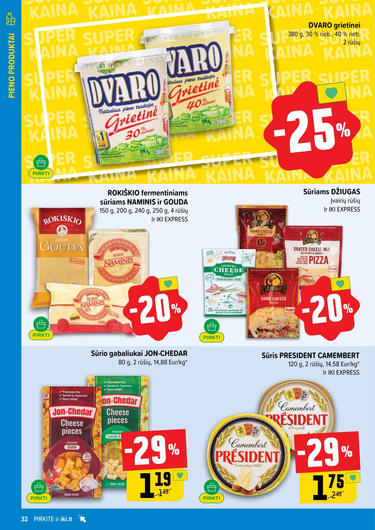 IKI akcijų ir nuolaidų leidinys Nr. 8 nuo 2026.02.16 iki 2026.02.22 - 32