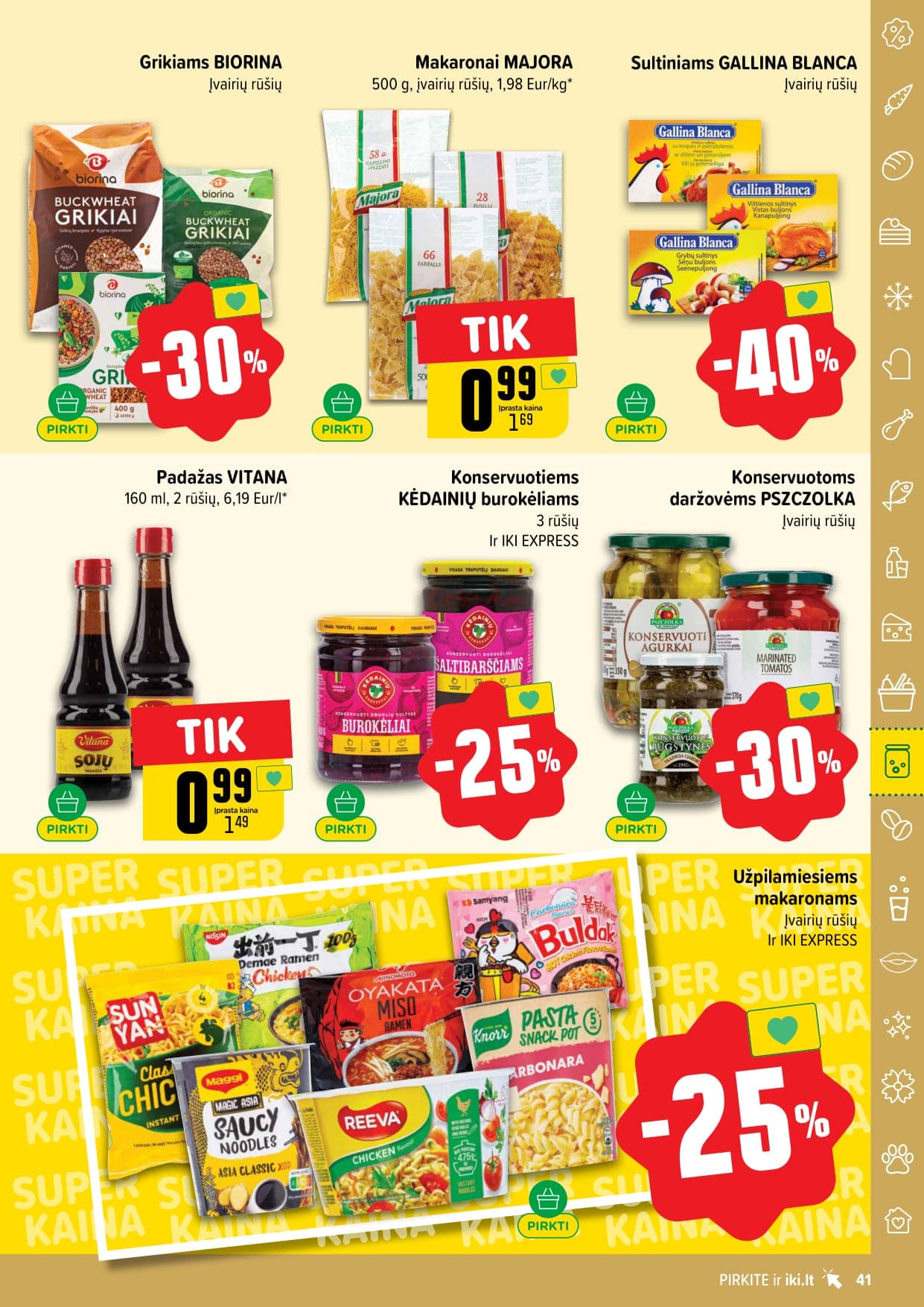 IKI akcijų ir nuolaidų leidinys Nr. 8 nuo 2026.02.16 iki 2026.02.22 - 41