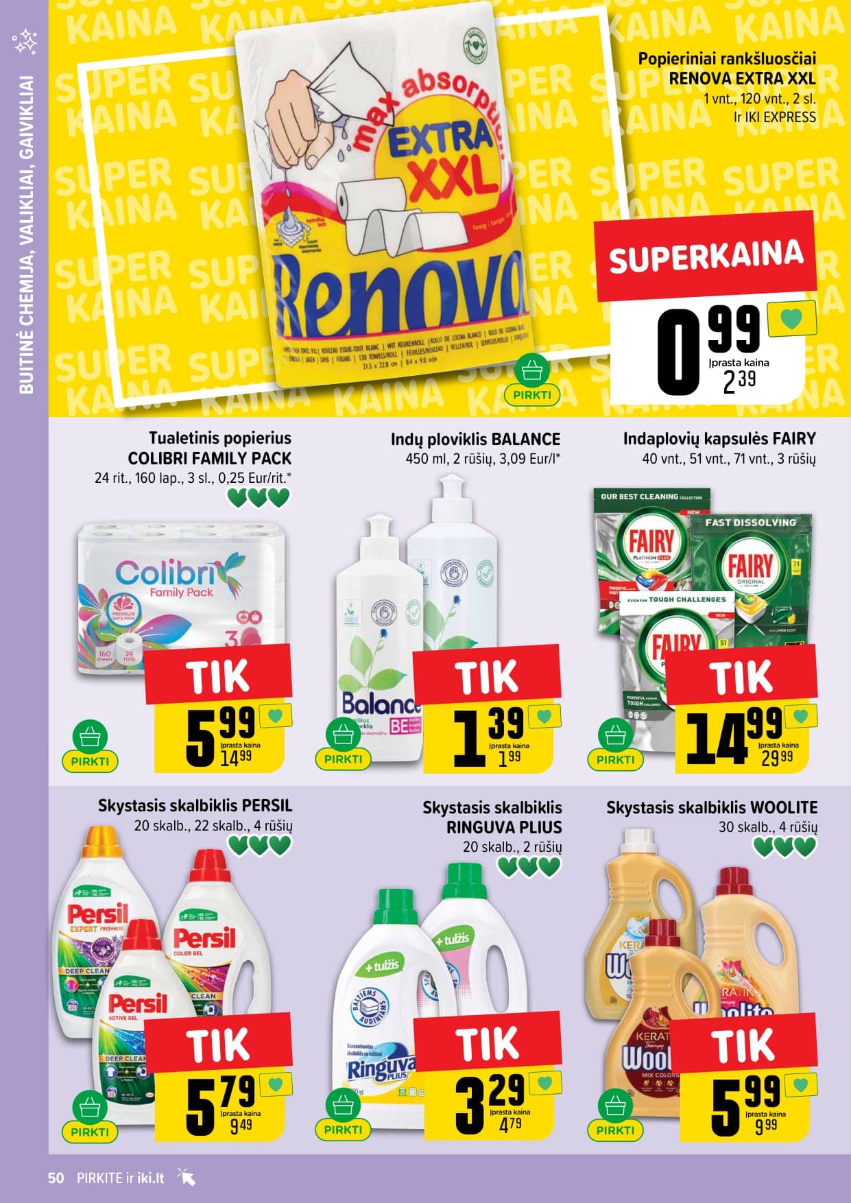 IKI akcijų ir nuolaidų leidinys Nr. 8 nuo 2026.02.16 iki 2026.02.22 - 50