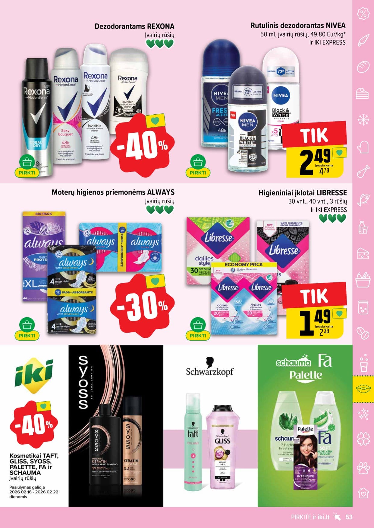 IKI akcijų ir nuolaidų leidinys Nr. 8 nuo 2026.02.16 iki 2026.02.22 - 53