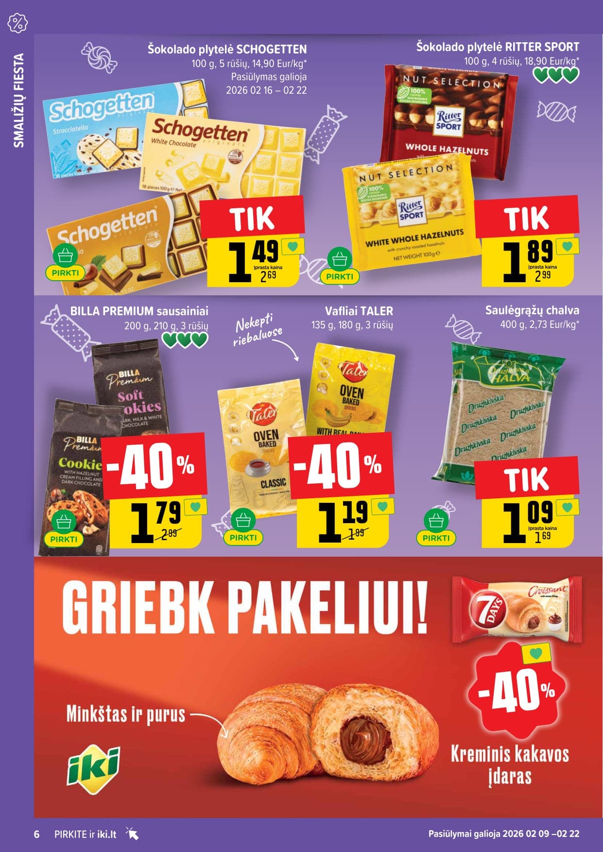 IKI akcijų ir nuolaidų leidinys Nr. 8 nuo 2026.02.16 iki 2026.02.22 - 6
