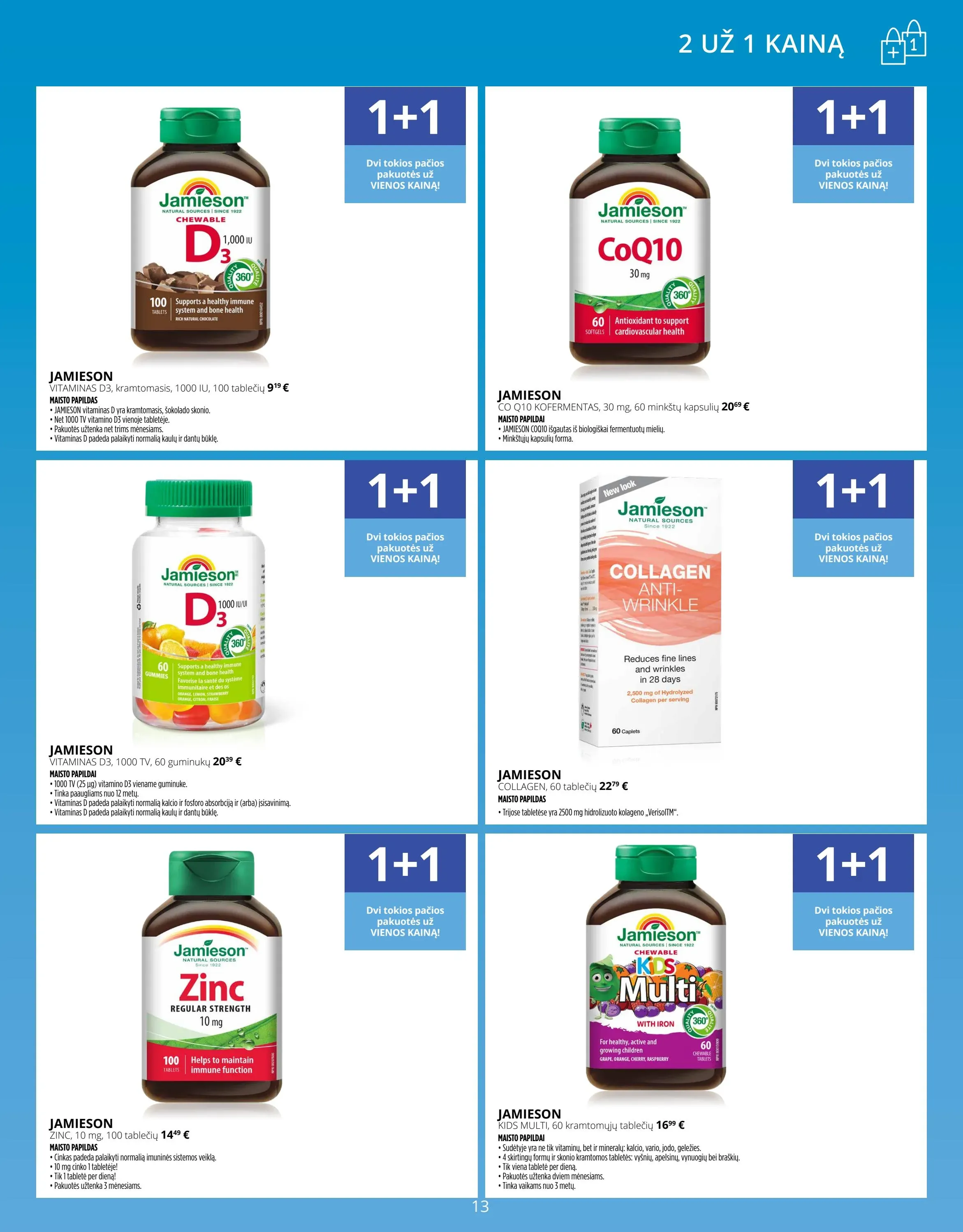 NORFA VAISTINĖ akcijų ir nuolaidų leidinys nuo 2026.01.01 iki 2026.01.31 - 13