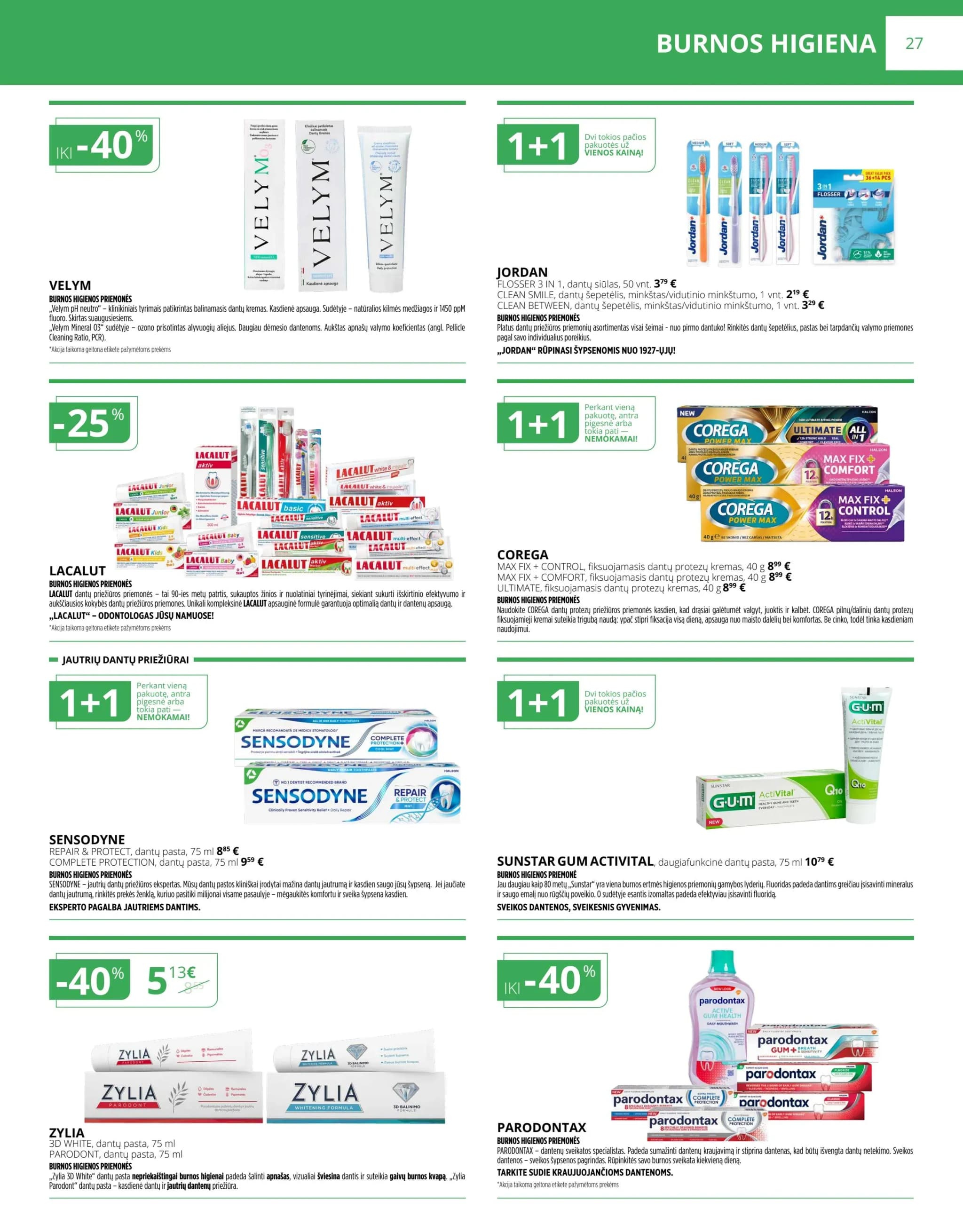 NORFA VAISTINĖ akcijų ir nuolaidų leidinys nuo 2026.01.01 iki 2026.01.31 - 27