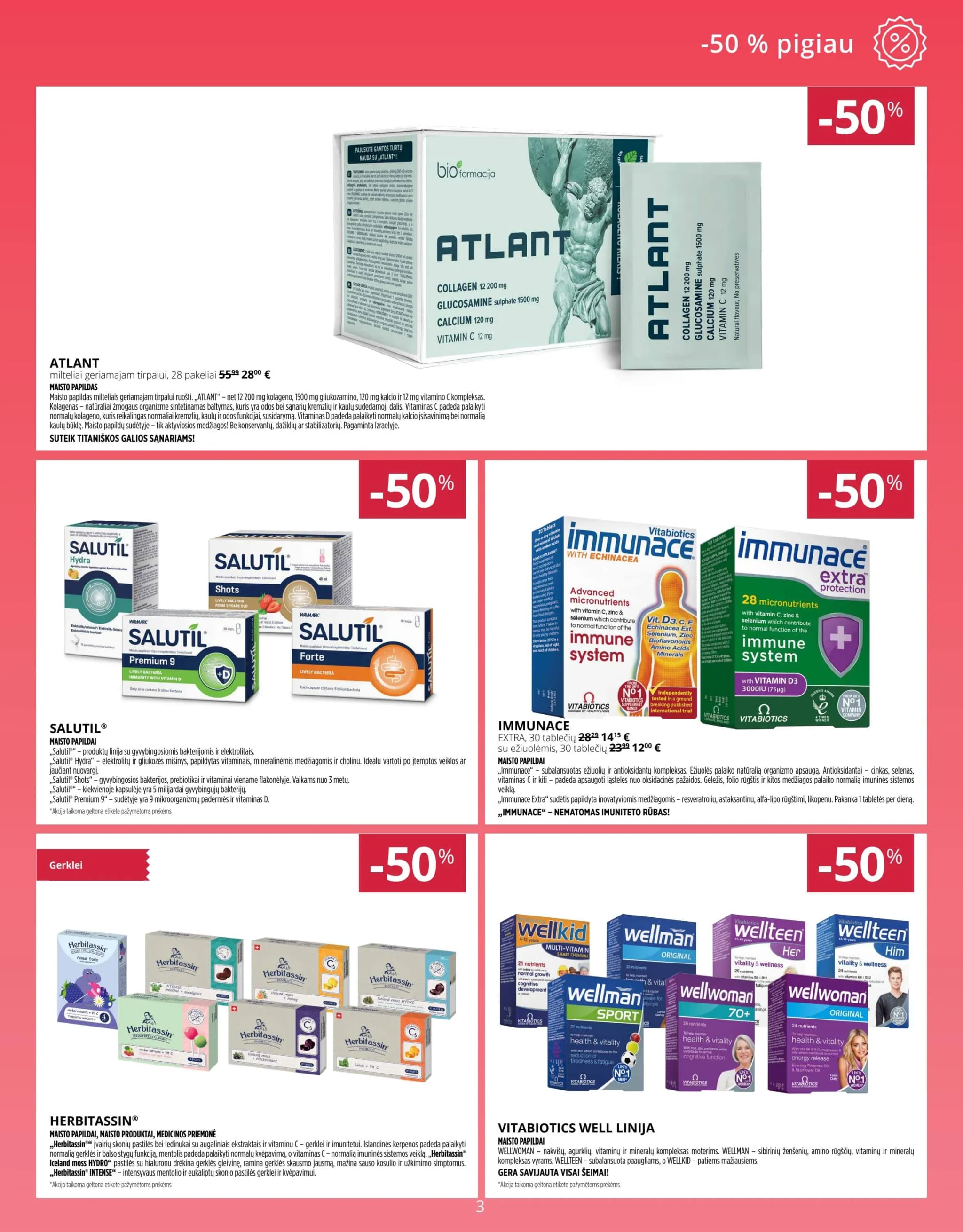 NORFA VAISTINĖ akcijų ir nuolaidų leidinys nuo 2026.01.01 iki 2026.01.31 - 3