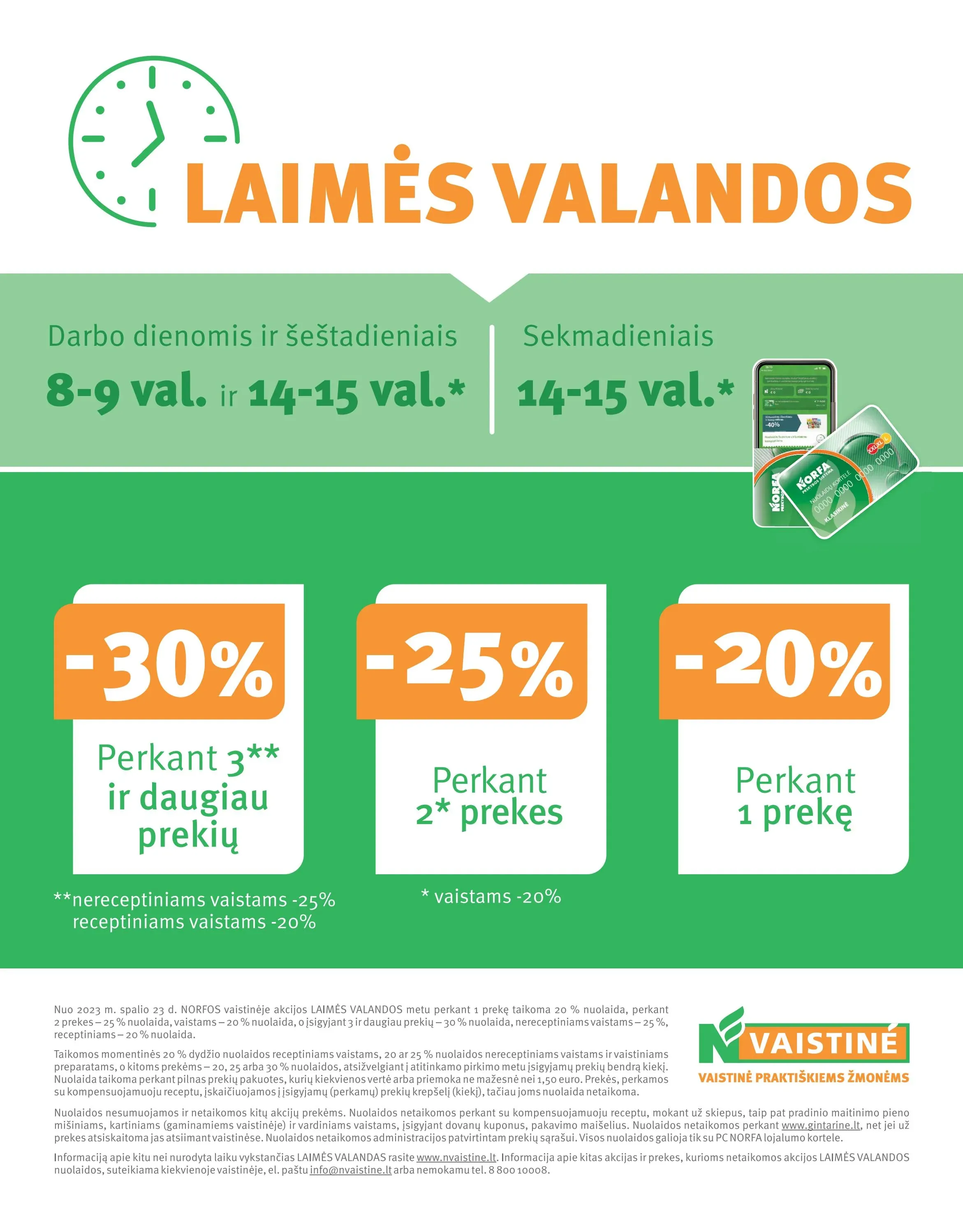 NORFA VAISTINĖ akcijų ir nuolaidų leidinys nuo 2026.01.01 iki 2026.01.31 - 32