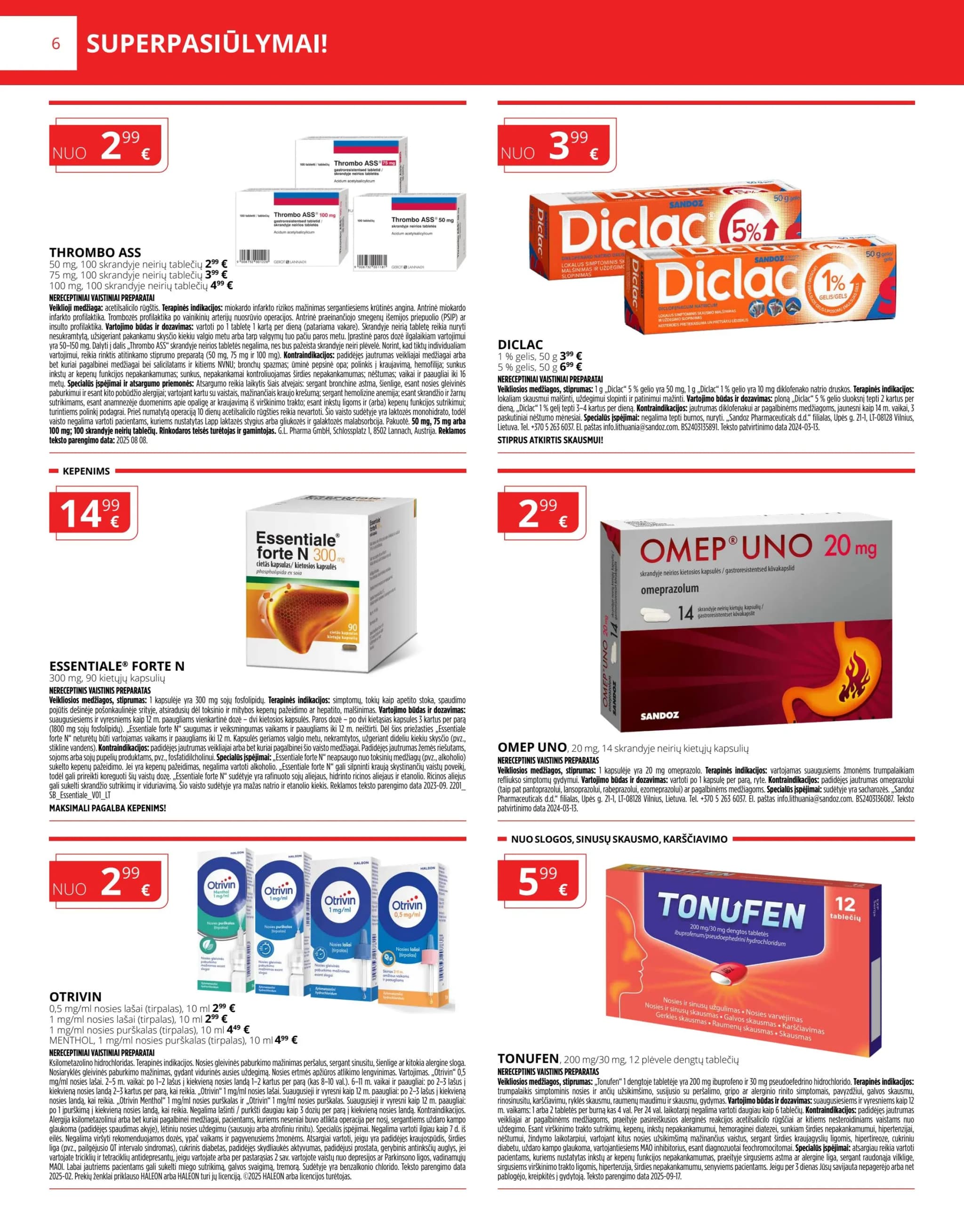 NORFA VAISTINĖ akcijų ir nuolaidų leidinys nuo 2026.01.01 iki 2026.01.31 - 6