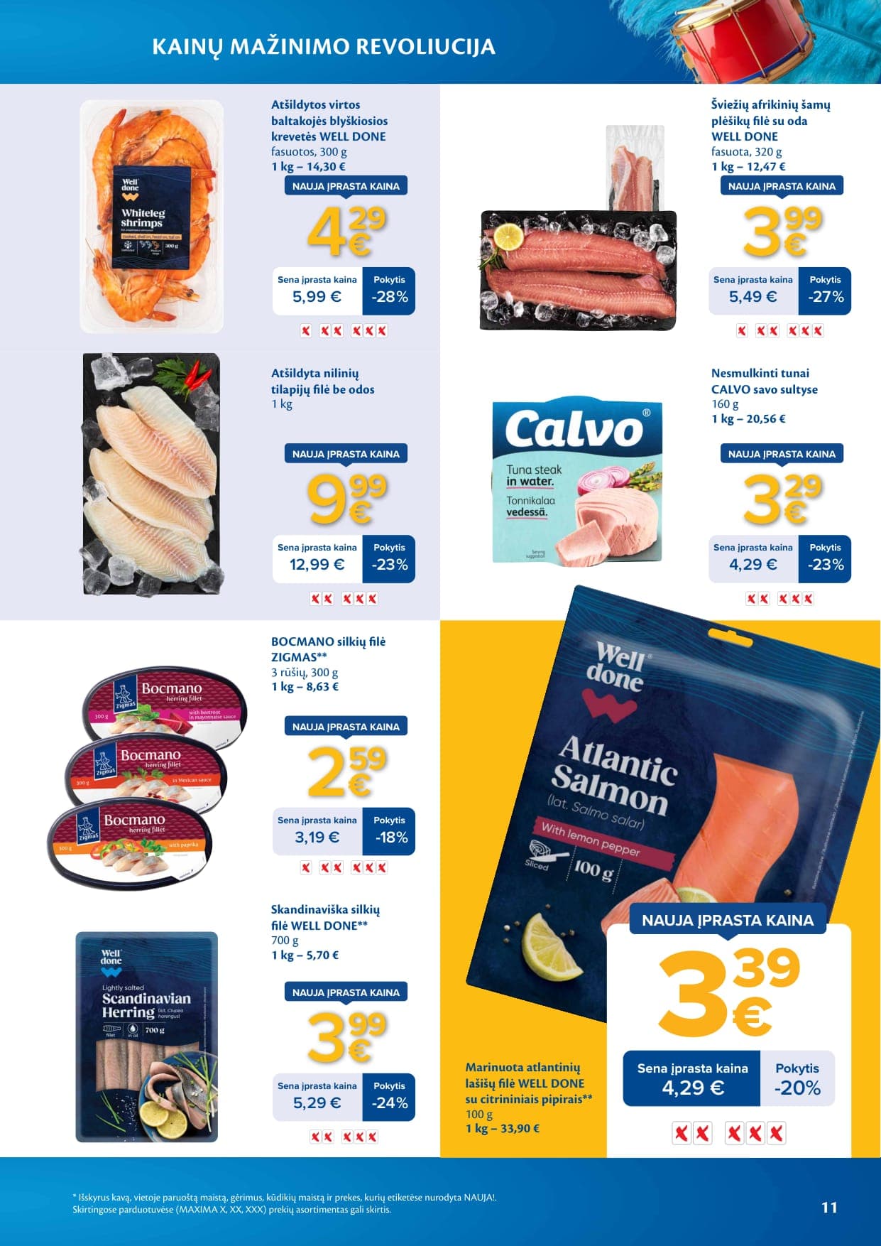 Naujas MAXIMA leidinys "Kainų mažinimo revoliucija" nuo 2026.03.03 iki 2026.04.06 - 11