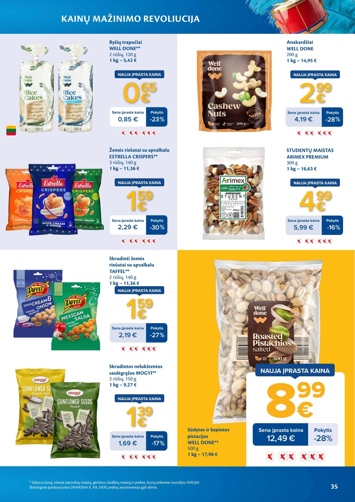 Naujas MAXIMA leidinys "Kainų mažinimo revoliucija" nuo 2026.03.03 iki 2026.04.06 - 35