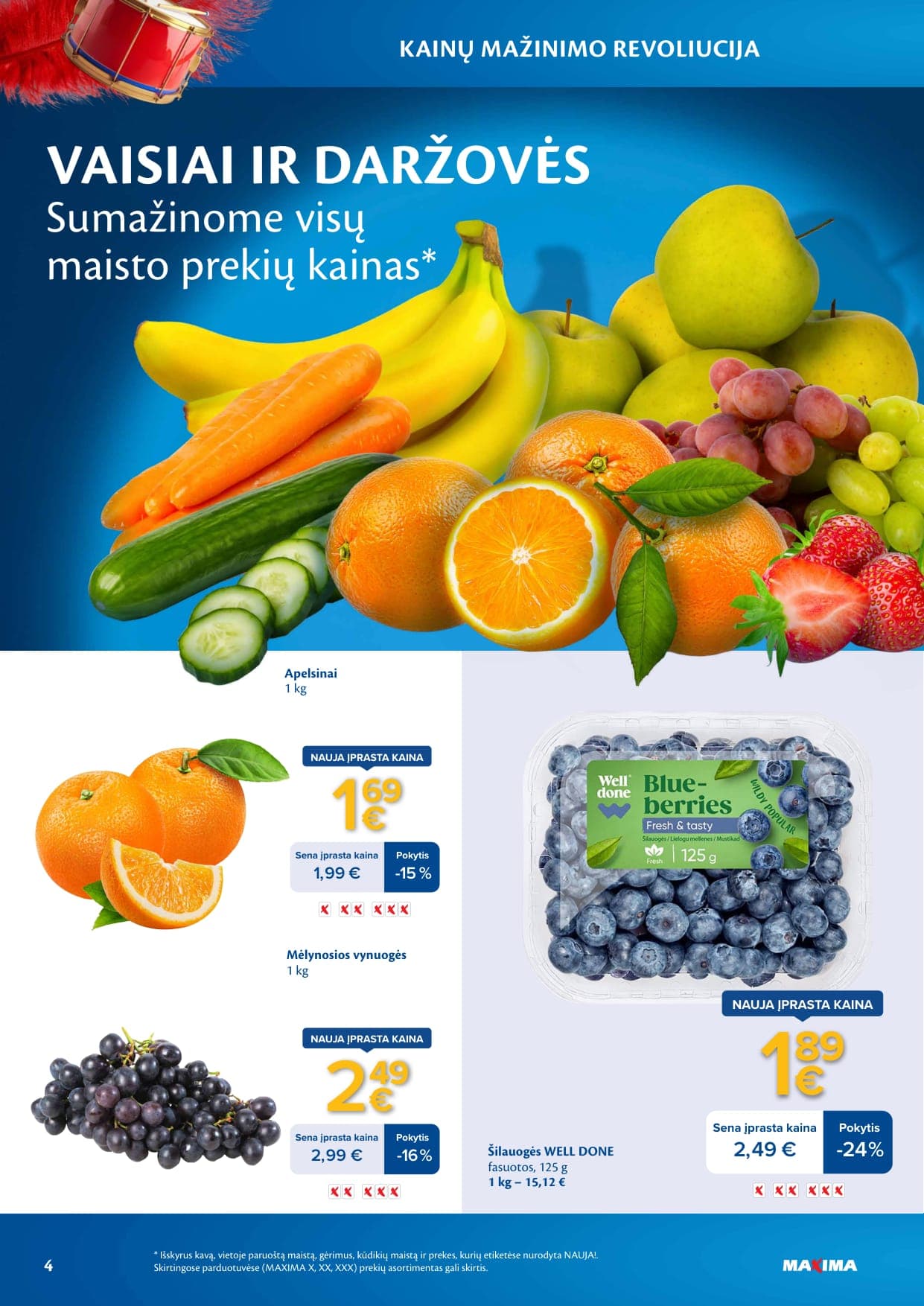Naujas MAXIMA leidinys "Kainų mažinimo revoliucija" nuo 2026.03.03 iki 2026.04.06 - 4