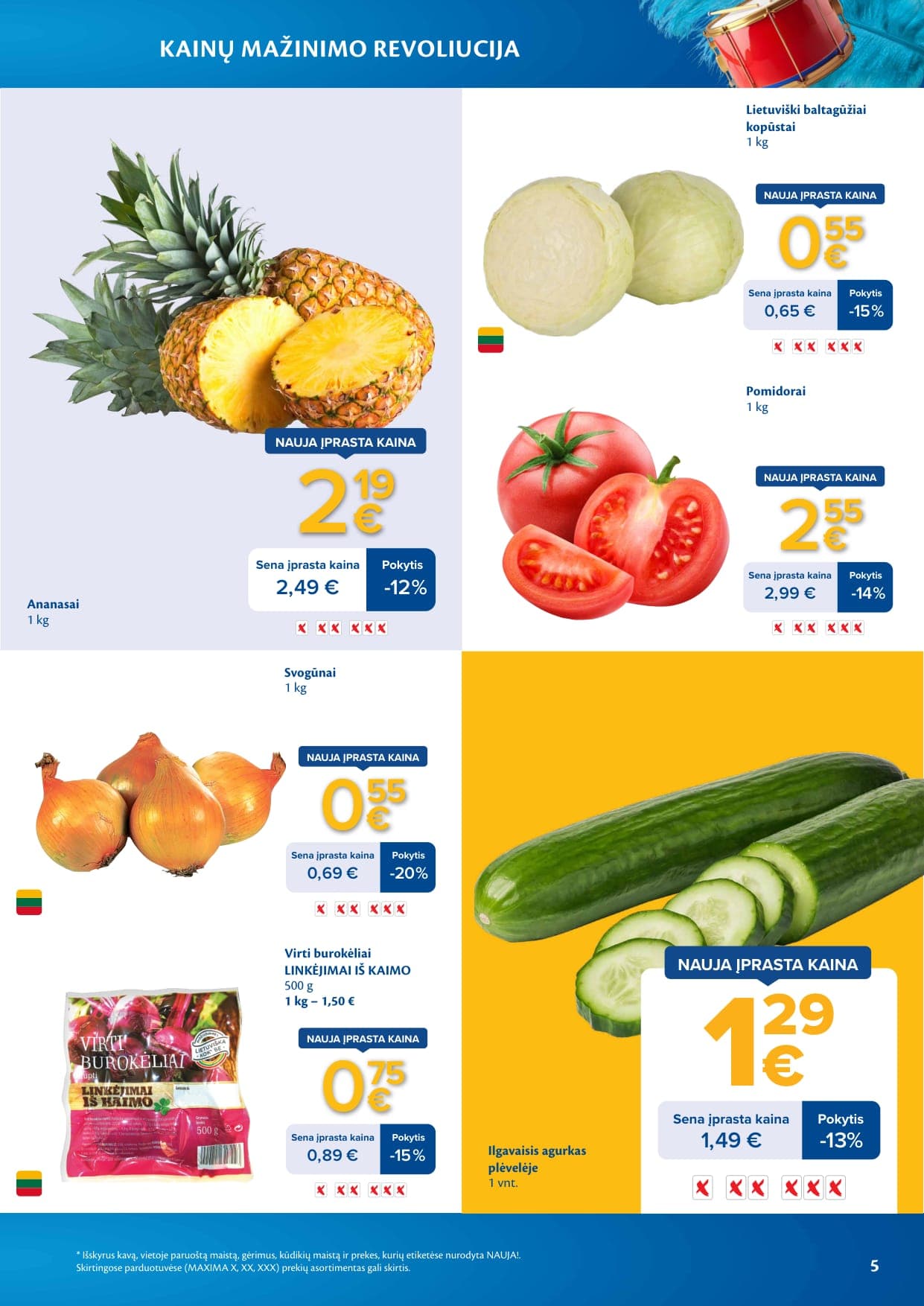 Naujas MAXIMA leidinys "Kainų mažinimo revoliucija" nuo 2026.03.03 iki 2026.04.06 - 5