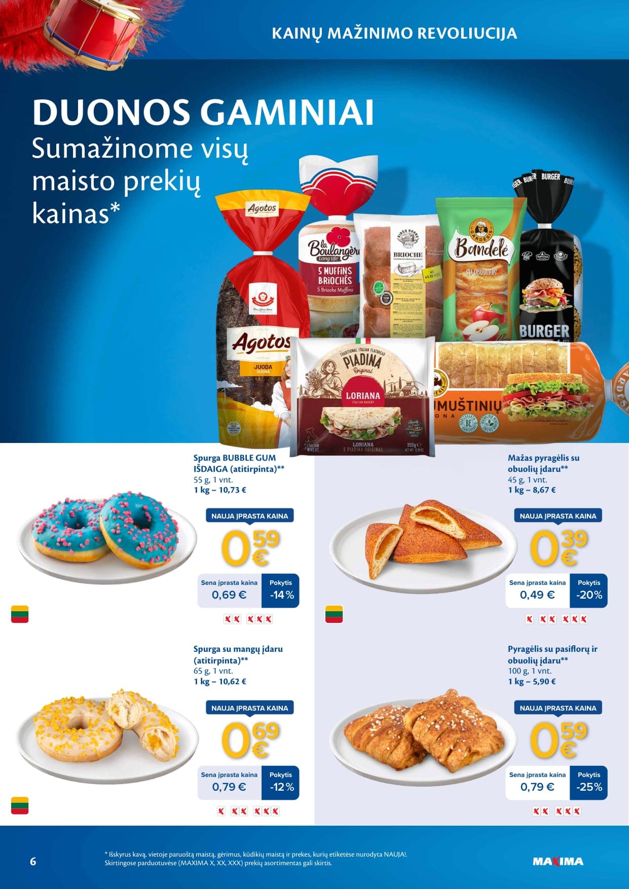 Naujas MAXIMA leidinys "Kainų mažinimo revoliucija" nuo 2026.03.03 iki 2026.04.06 - 6