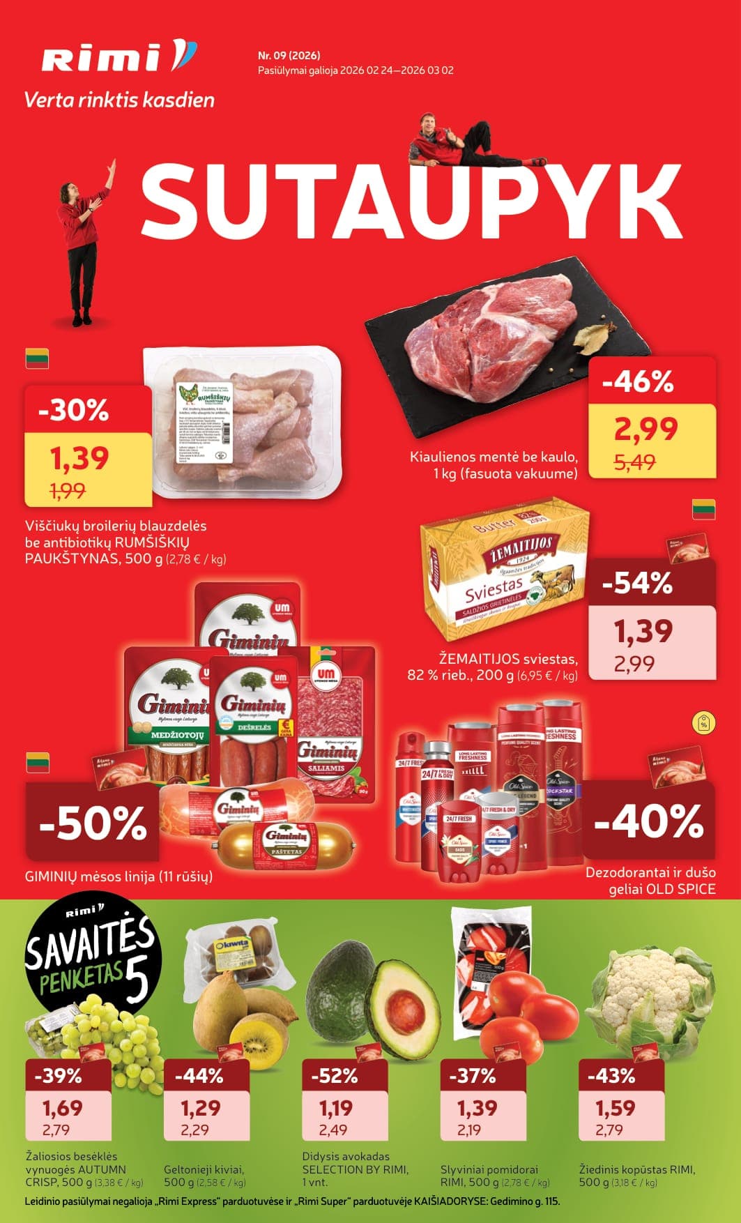 RIMI akcijų ir nuolaidų leidinys Nr. 9 nuo 2026.02.24 iki 2026.03.02 - 1