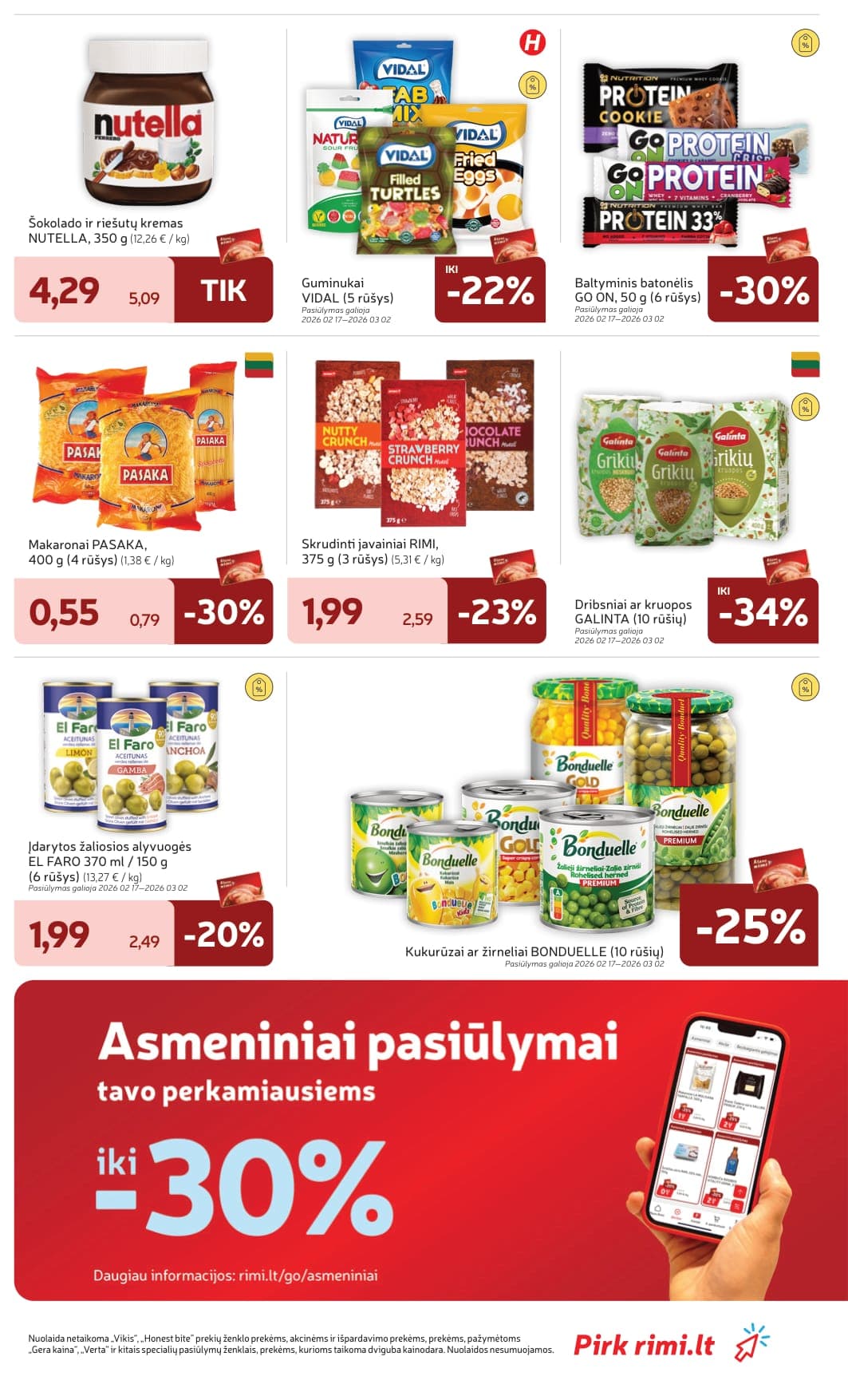 RIMI akcijų ir nuolaidų leidinys Nr. 9 nuo 2026.02.24 iki 2026.03.02 - 23