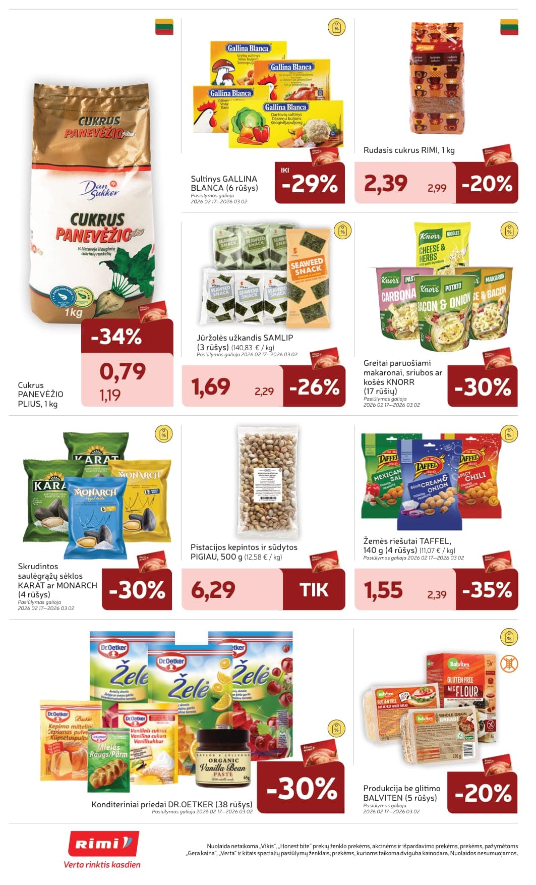 RIMI akcijų ir nuolaidų leidinys Nr. 9 nuo 2026.02.24 iki 2026.03.02 - 24