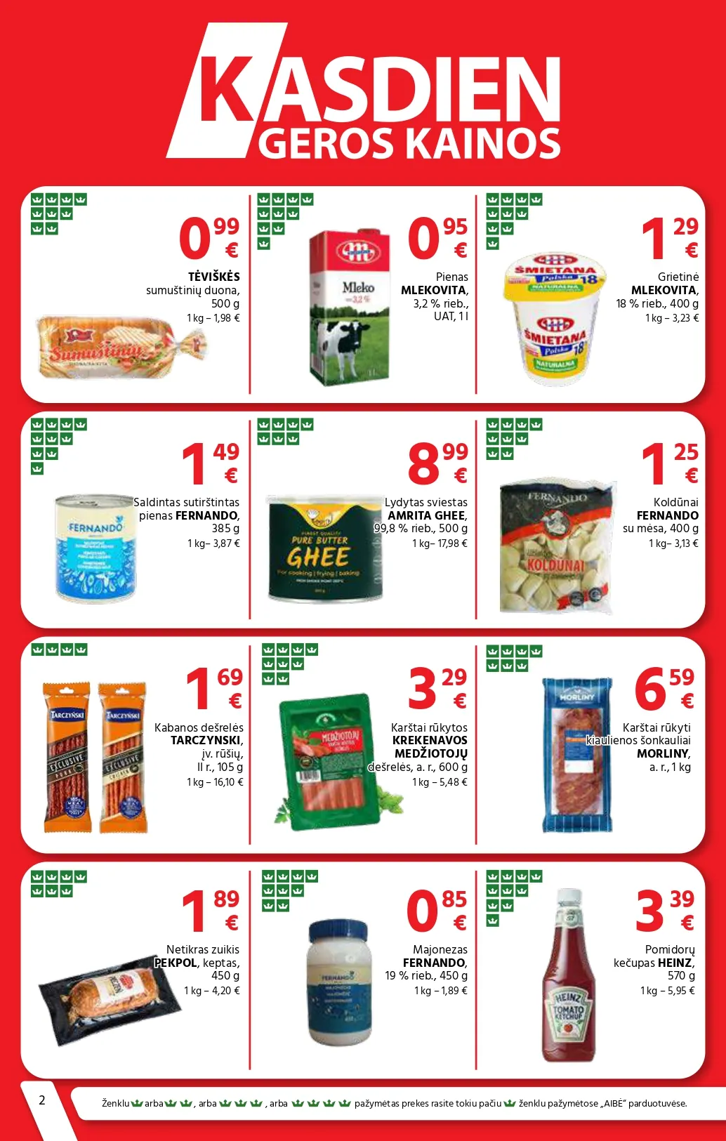 AIBĖ akcijų ir nuolaidų leidinys Nr. 3 nuo 2026.02.05 iki 2026.02.17 - 2