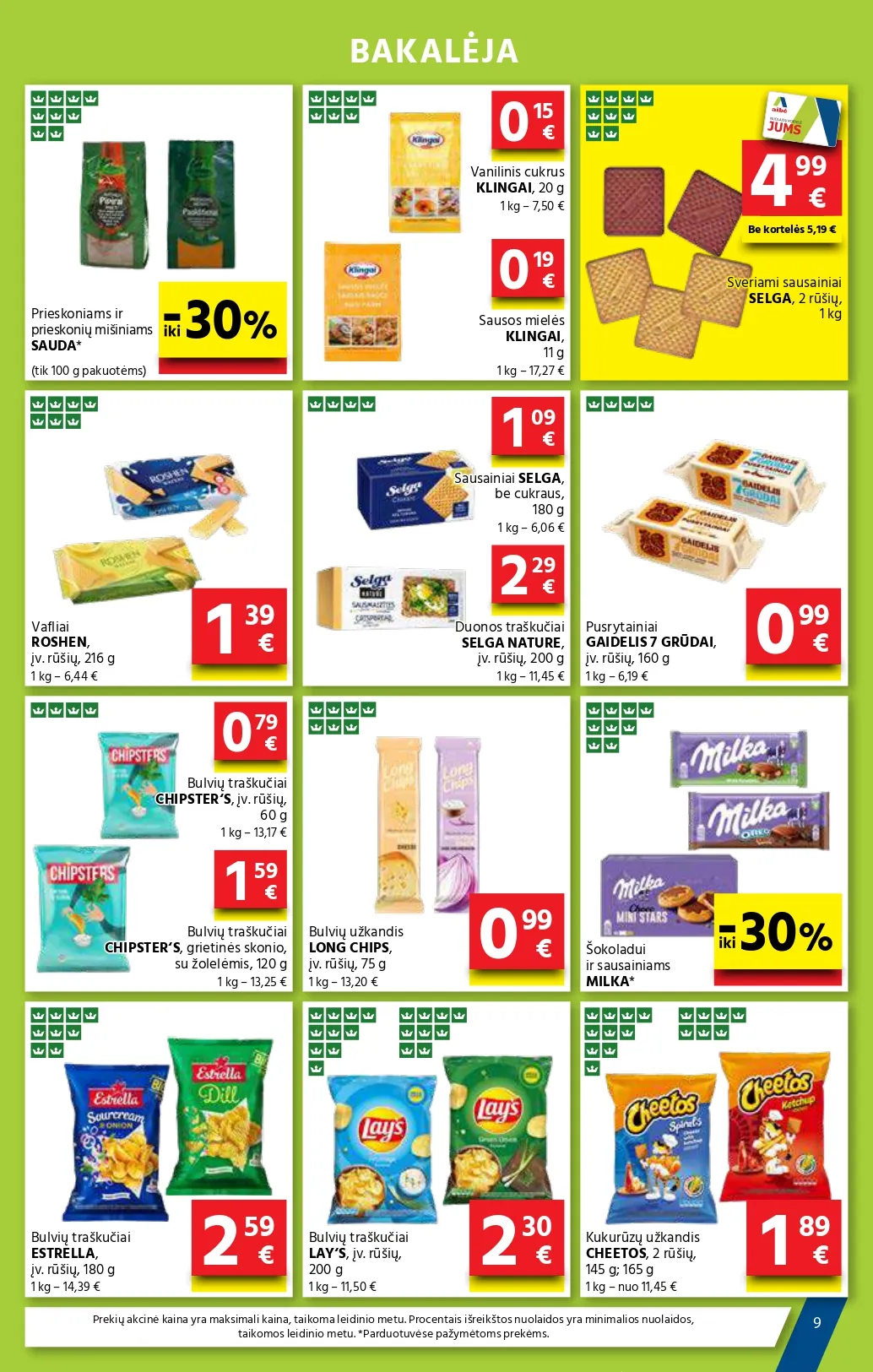 AIBĖ akcijų ir nuolaidų leidinys Nr. 3 nuo 2026.02.05 iki 2026.02.17 - 9