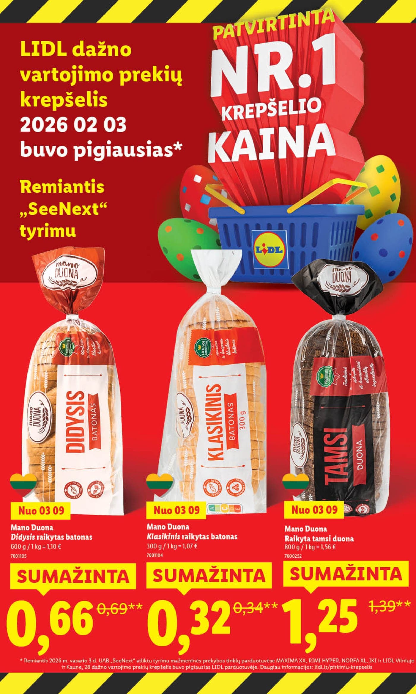 Naujas LIDL akcijų ir nuolaidų leidinys Nr. 11 nuo 2026.03.09 iki 2026.03.15 - 2