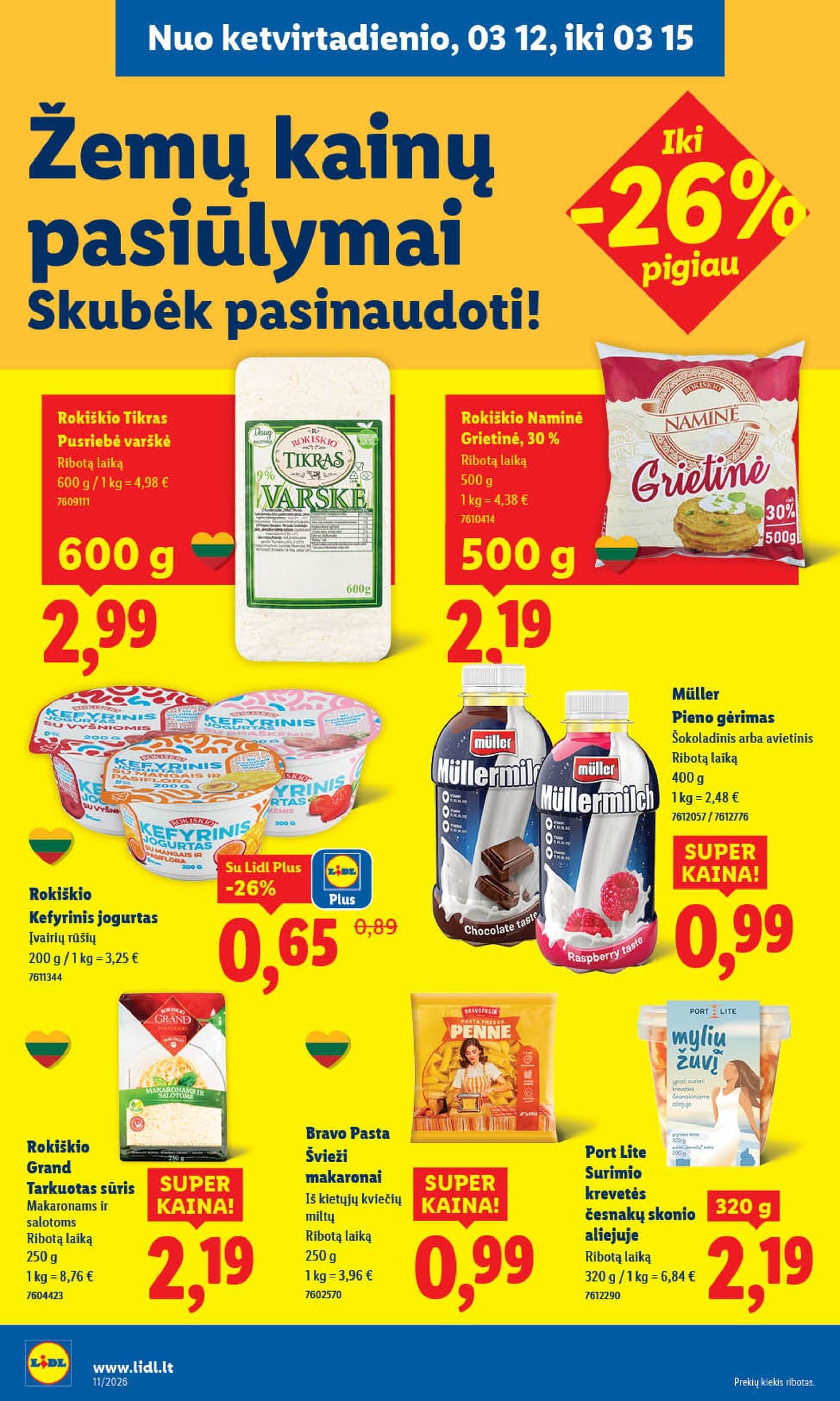 Naujas LIDL akcijų ir nuolaidų leidinys Nr. 11 nuo 2026.03.09 iki 2026.03.15 - 32