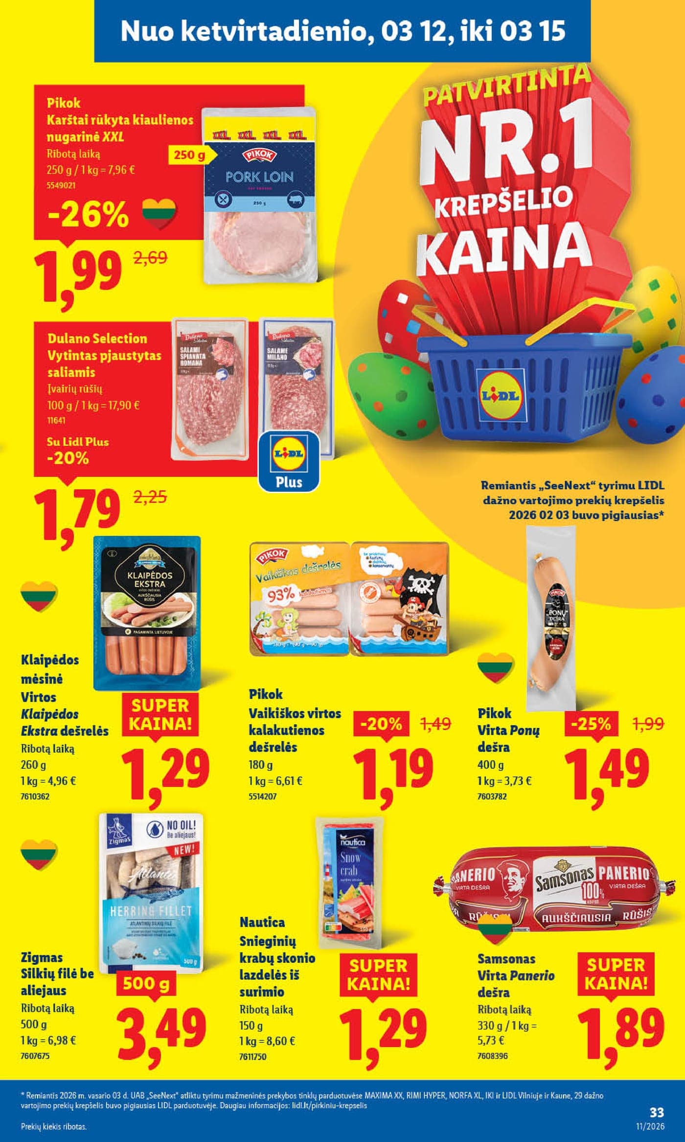 Naujas LIDL akcijų ir nuolaidų leidinys Nr. 11 nuo 2026.03.09 iki 2026.03.15 - 33