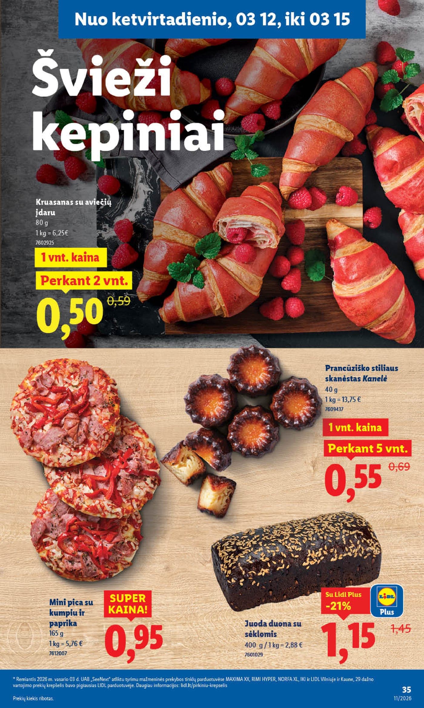 Naujas LIDL akcijų ir nuolaidų leidinys Nr. 11 nuo 2026.03.09 iki 2026.03.15 - 35
