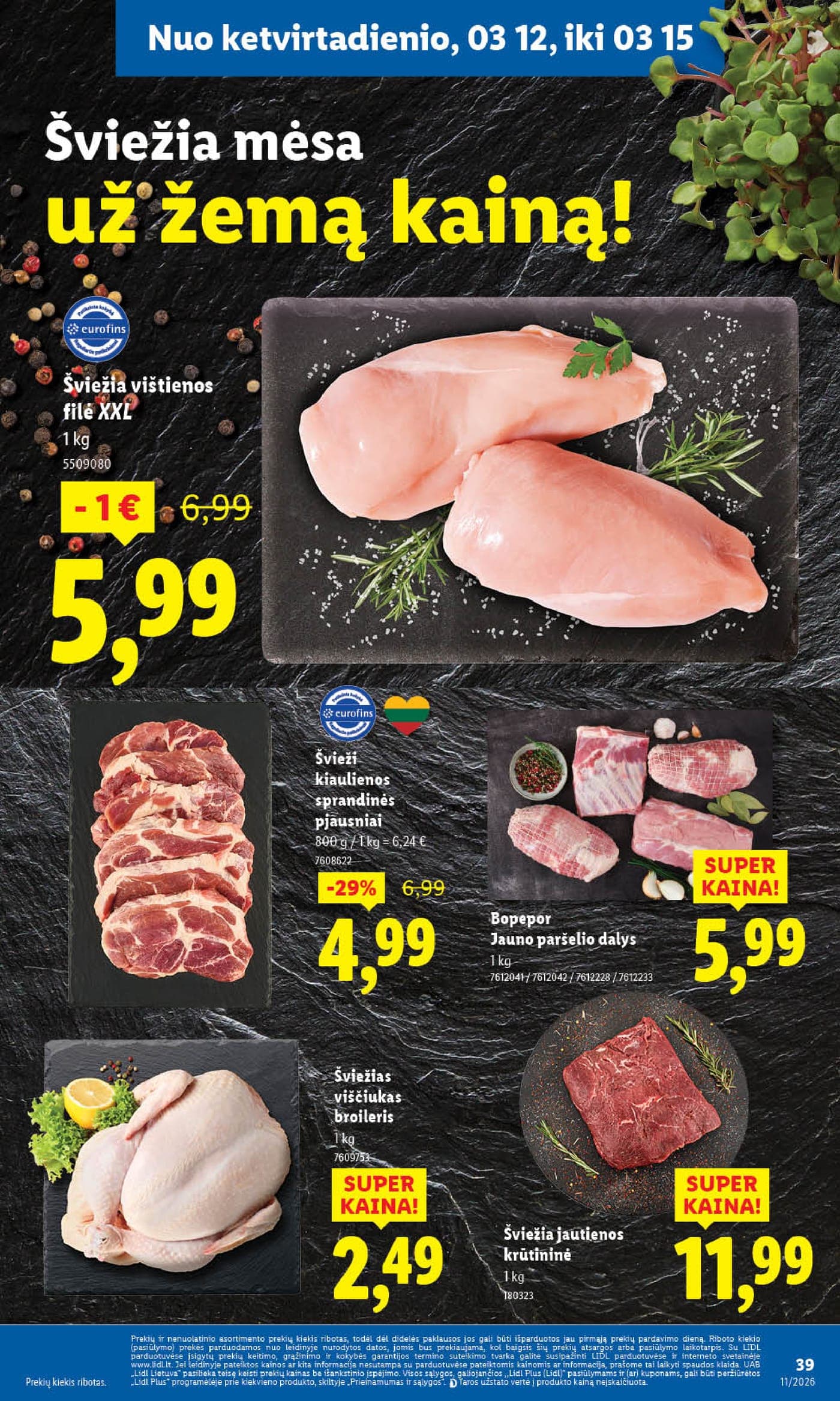 Naujas LIDL akcijų ir nuolaidų leidinys Nr. 11 nuo 2026.03.09 iki 2026.03.15 - 39